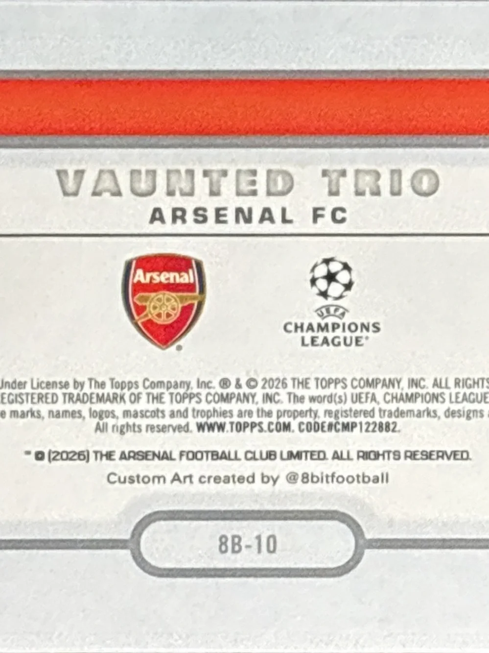 Topps collectible featuring